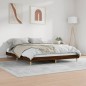 vidaXL Giroletto senza Materasso Rovere Marrone 200x200 cm Truciolato vidaXL Giroletto senza Materasso Rovere Marrone 200x200 cm Truciolato