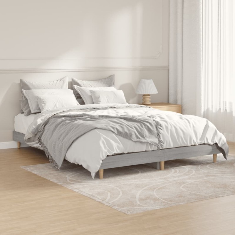 Giroletto Grigio Sonoma 135x190 cm in Legno Multistrato