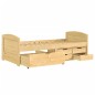 vidaXL Dormeuse 5 Cassetti 90x200 cm Legno Massello Pino IRUN