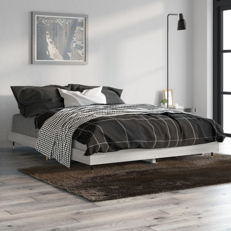 Giroletto Grigio Sonoma 135x190 cm in Legno Multistrato Giroletto Grigio Sonoma 135x190 cm in Legno Multistrato