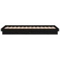 Giroletto con LED Nero 100x200 cm in Legno Massello Giroletto con LED Nero 100x200 cm in Legno Massello