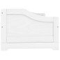Dormeuse 3 Cassetti Bianca 90x200 cm Legno Massello Pino IRUN Dormeuse 3 Cassetti Bianca 90x200 cm Legno Massello Pino IRUN