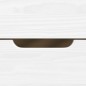 Dormeuse 3 Cassetti Bianca 90x200 cm Legno Massello Pino IRUN Dormeuse 3 Cassetti Bianca 90x200 cm Legno Massello Pino IRUN