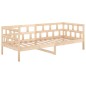 Dormeuse in Legno Massello di Pino 90x190 cm Dormeuse in Legno Massello di Pino 90x190 cm