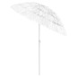 Ombrellone da Spiaggia Hawaii Bianco 180 cm Ombrellone da Spiaggia Hawaii Bianco 180 cm