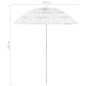 Ombrellone da Spiaggia Hawaii Bianco 180 cm Ombrellone da Spiaggia Hawaii Bianco 180 cm