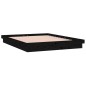 Giroletto LED Nero 135x190 cm 4FT6 Double in Legno Massello Giroletto LED Nero 135x190 cm 4FT6 Double in Legno Massello