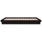 Giroletto LED Nero 135x190 cm 4FT6 Double in Legno Massello Giroletto LED Nero 135x190 cm 4FT6 Double in Legno Massello