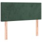 Testiera Verde Scuro 80x5x78/88 cm in Velluto
