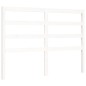 Giroletto con Testiera Bianco 120x200 cm in Legno Massello Giroletto con Testiera Bianco 120x200 cm in Legno Massello