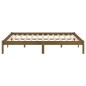 Giroletto Marrone Miele in Legno Massello di Pino 140x200 cm