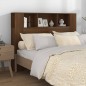 Testiera con Scomparti Rovere Marrone 140x18,5x104,5 cm Testiera con Scomparti Rovere Marrone 140x18,5x104,5 cm