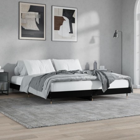 Giroletto Nero 150x200 cm in Legno Multistrato