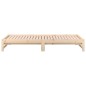 Dormeuse Estraibile 2x(90x200) cm Legno Massello di Pino Dormeuse Estraibile 2x(90x200) cm Legno Massello di Pino