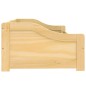 Dormeuse 2 Cassetti 90x200 cm Legno Massello Pino IRUN
