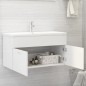 Mobile Sottolavabo Bianco 90x38,5x46 cm in Truciolato Mobile Sottolavabo Bianco 90x38,5x46 cm in Truciolato