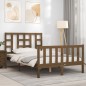 Giroletto con Testiera Miele 4FT Small Double in Legno Massello Giroletto con Testiera Miele 4FT Small Double in Legno Massello