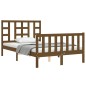 Giroletto con Testiera Miele 4FT Small Double in Legno Massello Giroletto con Testiera Miele 4FT Small Double in Legno Massello