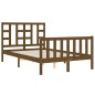 Giroletto con Testiera Miele 4FT Small Double in Legno Massello Giroletto con Testiera Miele 4FT Small Double in Legno Massello