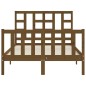 Giroletto con Testiera Miele 4FT Small Double in Legno Massello Giroletto con Testiera Miele 4FT Small Double in Legno Massello