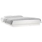Giroletto con LED Bianco 150x200cm 5FT King Size Legno Massello Giroletto con LED Bianco 150x200cm 5FT King Size Legno Massello