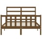 Giroletto con Testiera Miele 120x200 cm in Legno Massello Giroletto con Testiera Miele 120x200 cm in Legno Massello