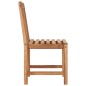 Sedie da Giardino 2 pz con Cuscini in Legno Massello di Teak Sedie da Giardino 2 pz con Cuscini in Legno Massello di Teak