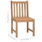 Sedie da Giardino 2 pz con Cuscini in Legno Massello di Teak Sedie da Giardino 2 pz con Cuscini in Legno Massello di Teak