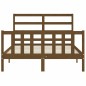 Giroletto con Testiera Miele 140x200 cm in Legno Massello Giroletto con Testiera Miele 140x200 cm in Legno Massello