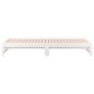 Dormeuse Estraibile Bianca 2x(90x200) cm Legno Massello di Pino Dormeuse Estraibile Bianca 2x(90x200) cm Legno Massello di Pino