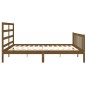 Giroletto con Testiera Miele 200x200 cm in Legno Massello Giroletto con Testiera Miele 200x200 cm in Legno Massello