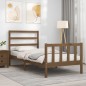 Giroletto con Testiera Miele 2FT6 Small Single Legno Massello Giroletto con Testiera Miele 2FT6 Small Single Legno Massello