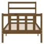 Giroletto con Testiera Miele 2FT6 Small Single Legno Massello Giroletto con Testiera Miele 2FT6 Small Single Legno Massello