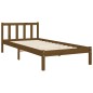Giroletto con Testiera Miele 2FT6 Small Single Legno Massello Giroletto con Testiera Miele 2FT6 Small Single Legno Massello