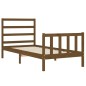 Giroletto con Testiera Miele 100x200 cm in Legno Massello Giroletto con Testiera Miele 100x200 cm in Legno Massello