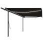 Tenda Automatica con Sensore Vento e LED 5x3 m Antracite Tenda Automatica con Sensore Vento e LED 5x3 m Antracite