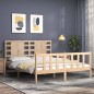 Giroletto con Testiera 5FT King Size in Legno Massello Giroletto con Testiera 5FT King Size in Legno Massello