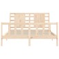 Giroletto con Testiera 5FT King Size in Legno Massello Giroletto con Testiera 5FT King Size in Legno Massello