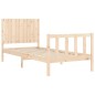 Giroletto con Testiera 3FT Single in Legno Massello Giroletto con Testiera 3FT Single in Legno Massello