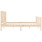 Giroletto con Testiera 160x200 cm in Legno Massello Giroletto con Testiera 160x200 cm in Legno Massello