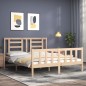 Giroletto con Testiera 5FT King Size in Legno Massello Giroletto con Testiera 5FT King Size in Legno Massello