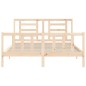Giroletto con Testiera 5FT King Size in Legno Massello Giroletto con Testiera 5FT King Size in Legno Massello