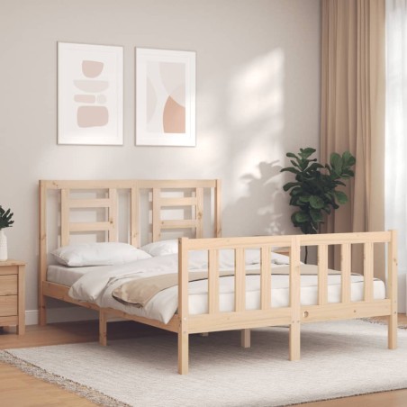 vidaXL Giroletto senza Materasso 120x200 cm in Legno Massello di Pino
