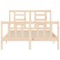 vidaXL Giroletto senza Materasso 120x200 cm in Legno Massello di Pino vidaXL Giroletto senza Materasso 120x200 cm in Legno Massello di Pino
