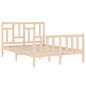 Giroletto con Testiera 140x190 cm in Legno Massello Giroletto con Testiera 140x190 cm in Legno Massello