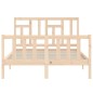 Giroletto con Testiera 140x190 cm in Legno Massello Giroletto con Testiera 140x190 cm in Legno Massello