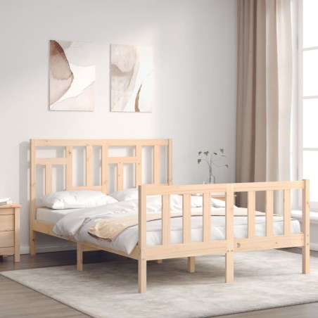 vidaXL Giroletto senza Materasso 120x200 cm in Legno Massello di Pino