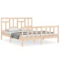 Giroletto con Testiera 5FT King Size in Legno Massello Giroletto con Testiera 5FT King Size in Legno Massello