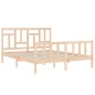 Giroletto con Testiera 5FT King Size in Legno Massello Giroletto con Testiera 5FT King Size in Legno Massello
