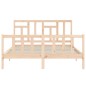 Giroletto con Testiera 5FT King Size in Legno Massello Giroletto con Testiera 5FT King Size in Legno Massello